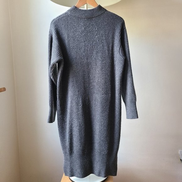 DKNY Cashmere Sweater Dress with Side Slit… - Picture 5 of 14